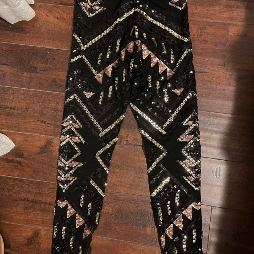 NWT - Sequined express leggings - size xxs